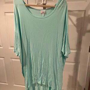 LuLaRoe Mint Green Irma Tunic EUC